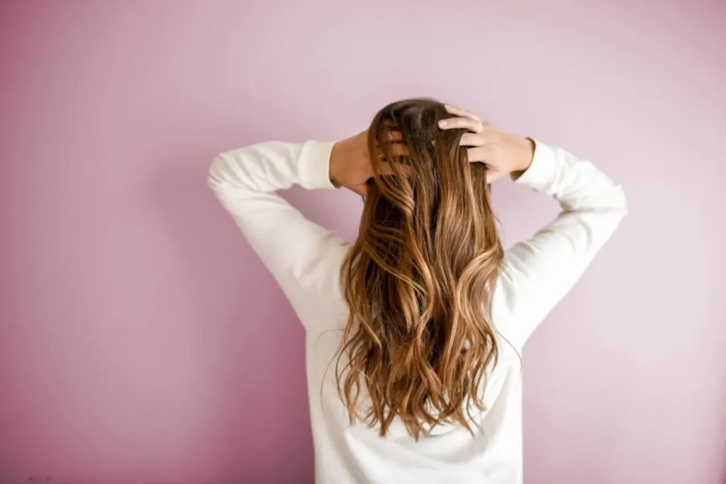 Mulher de cabelo longo